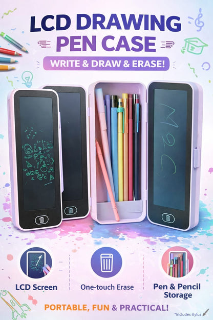 Generic 2-in-1 LCD Drawing Pen Case