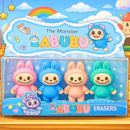Labubu The Monster erasers