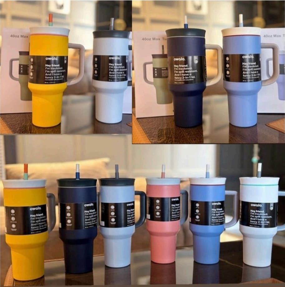 Owala 40oz Stainless Steel Insulated Spill Resistant 2-in-1 Tumbler