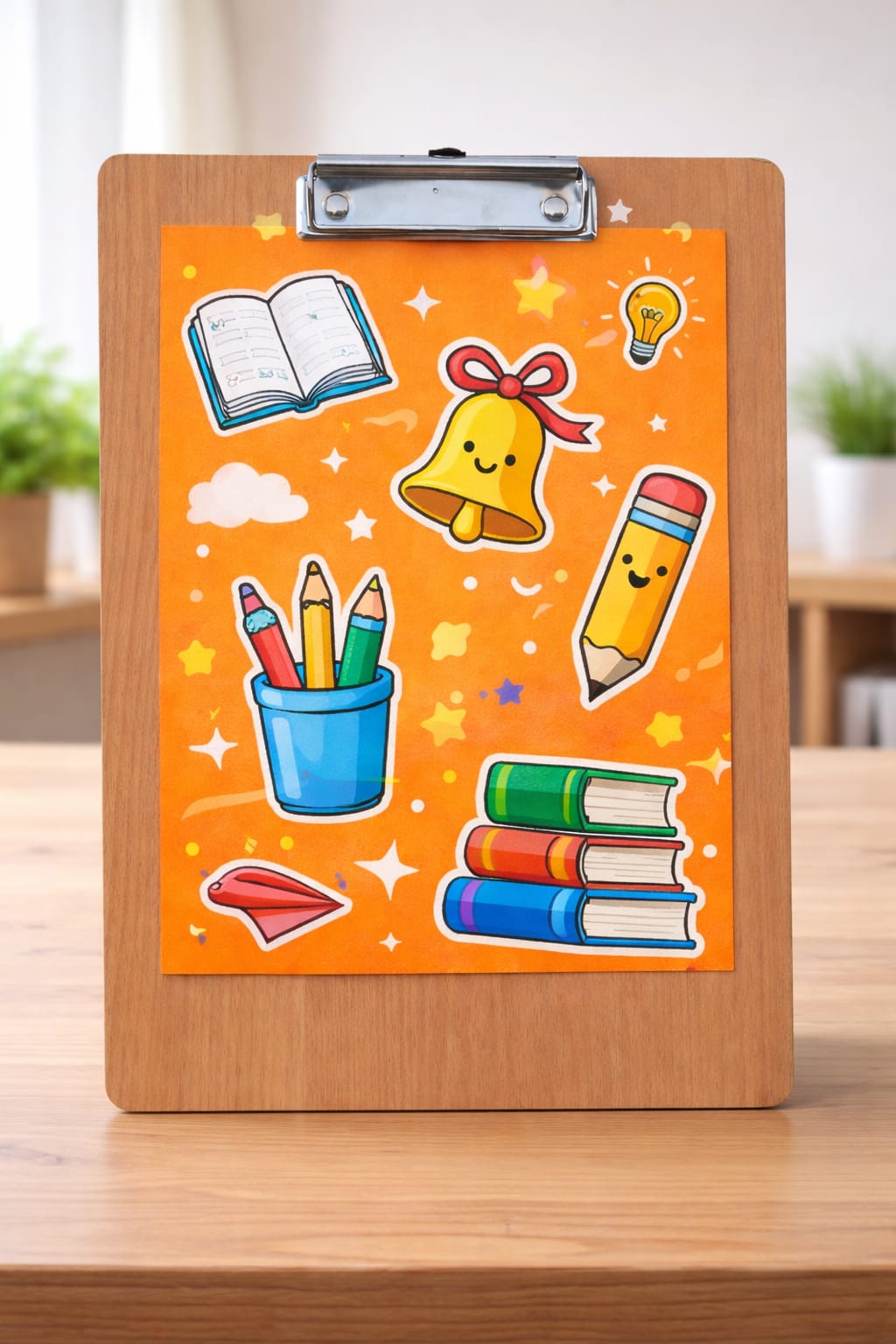 Wooden clipboard