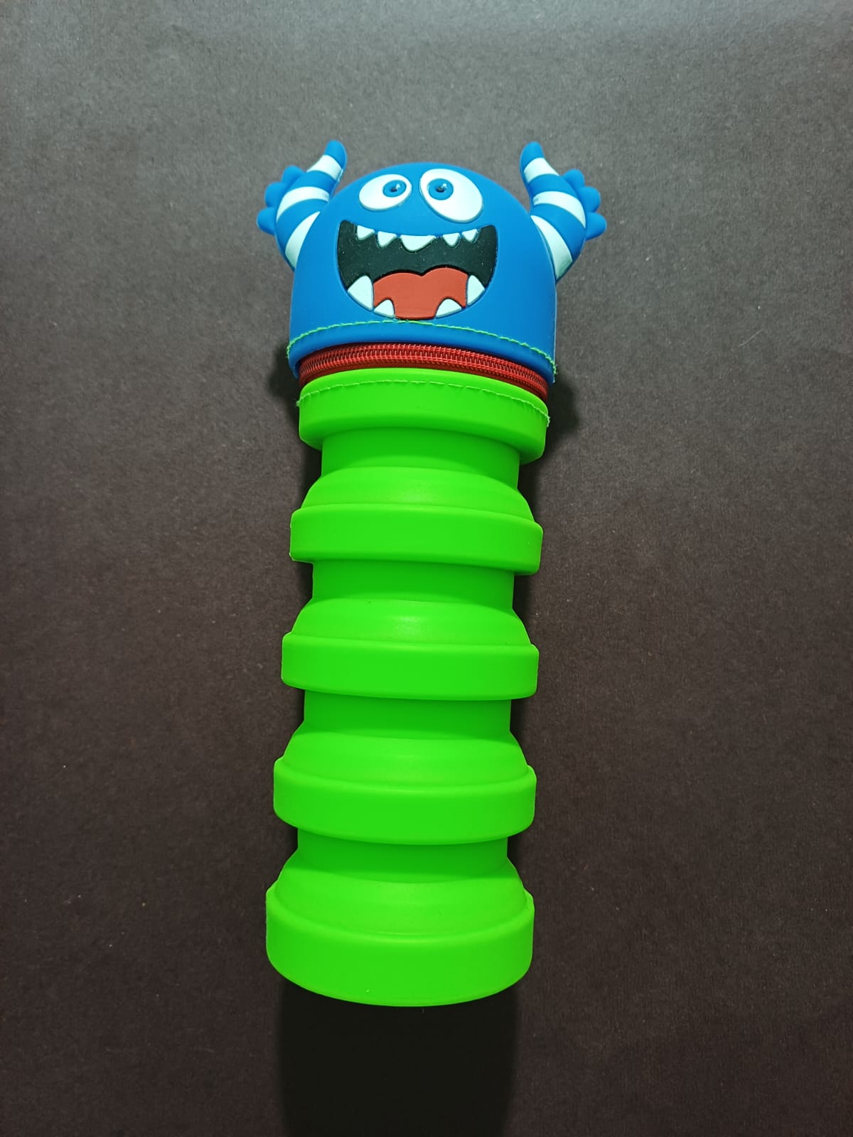 Funky  Silicone Collapsible Pencil Case Pouch