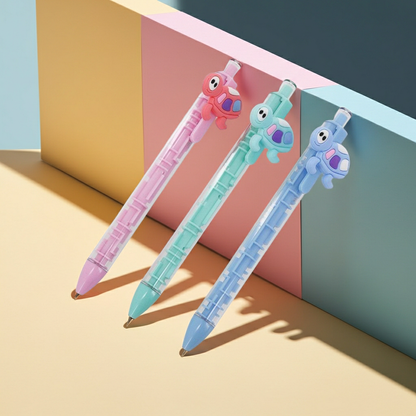 Cartoon-themed ballpoint pens