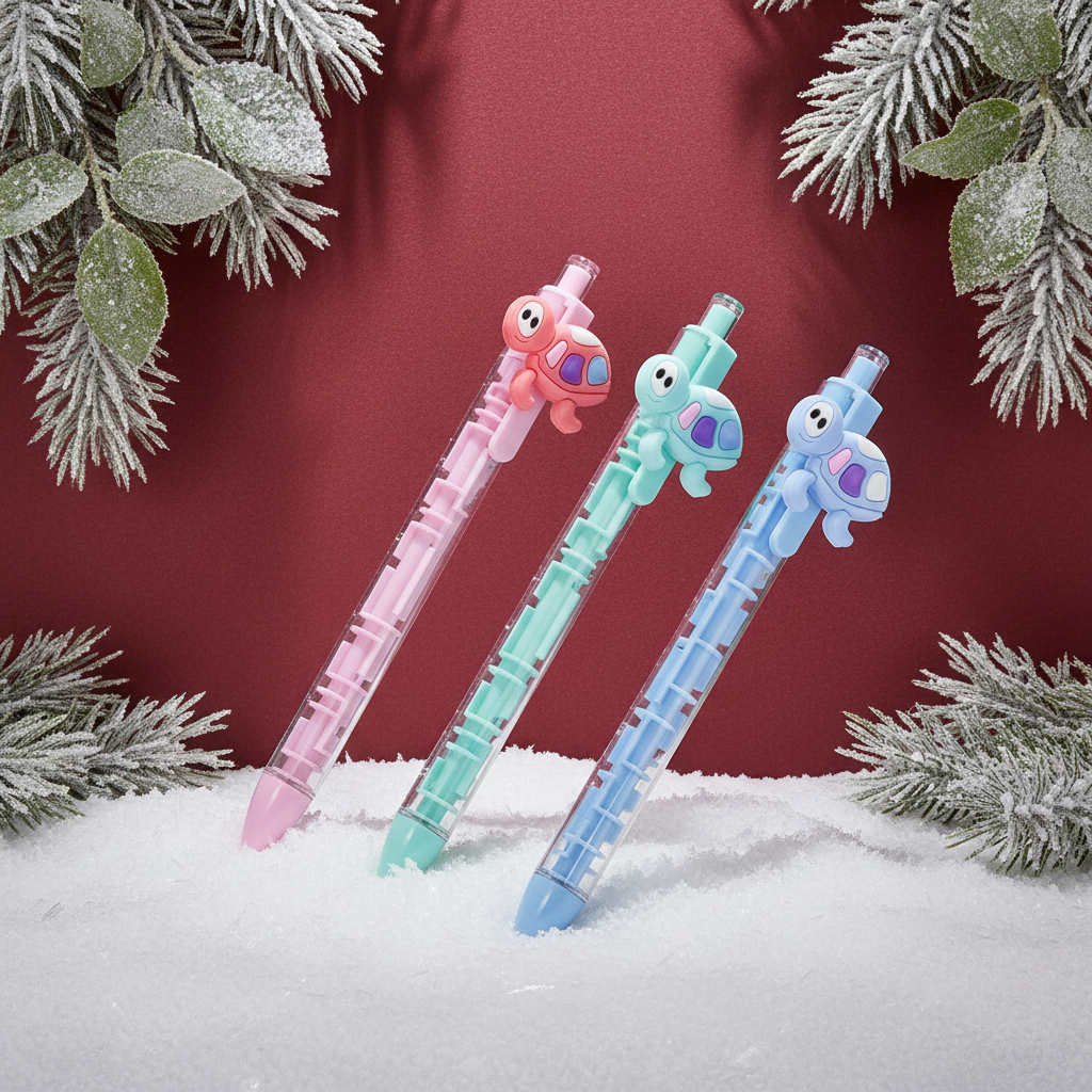 Cartoon-themed ballpoint pens