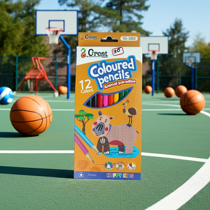 Coloured pencils stationery  set