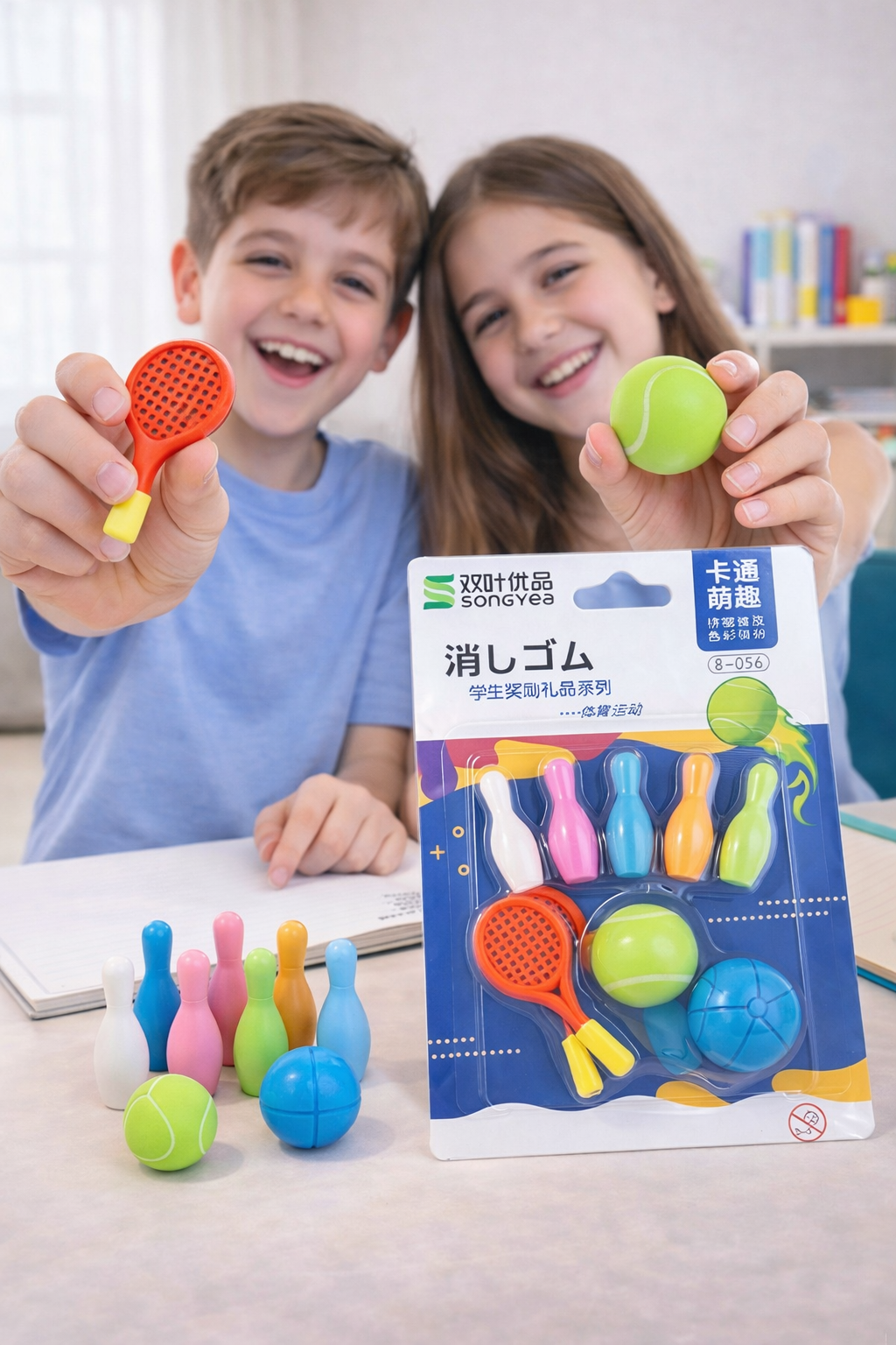 Asera Sports/Games Erasers