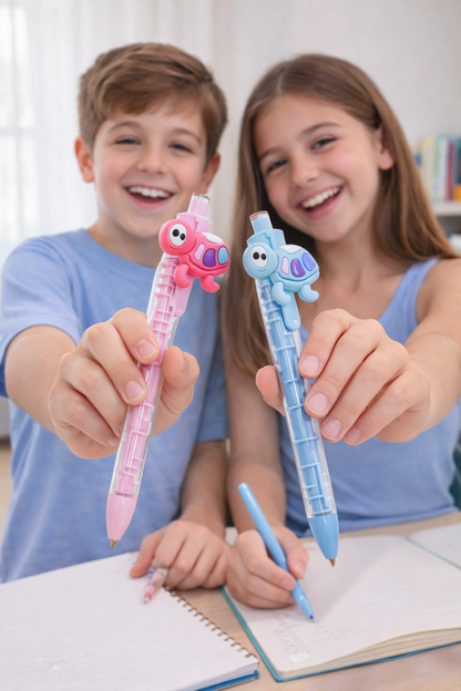 Cartoon-themed ballpoint pens