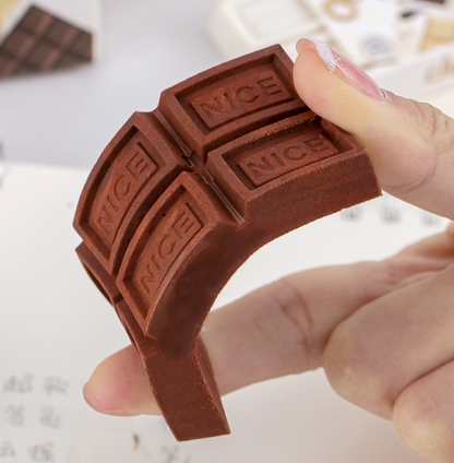 Chocolate Shape Box Erasers