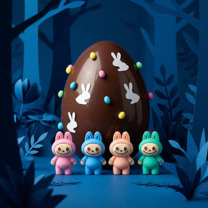 Labubu The Monster erasers