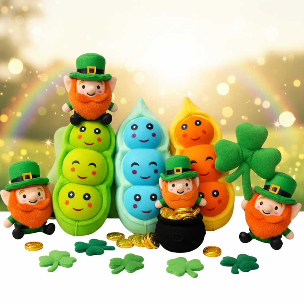 Peas in a Pod plush stuffed toys