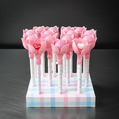 Tulip-shaped pens