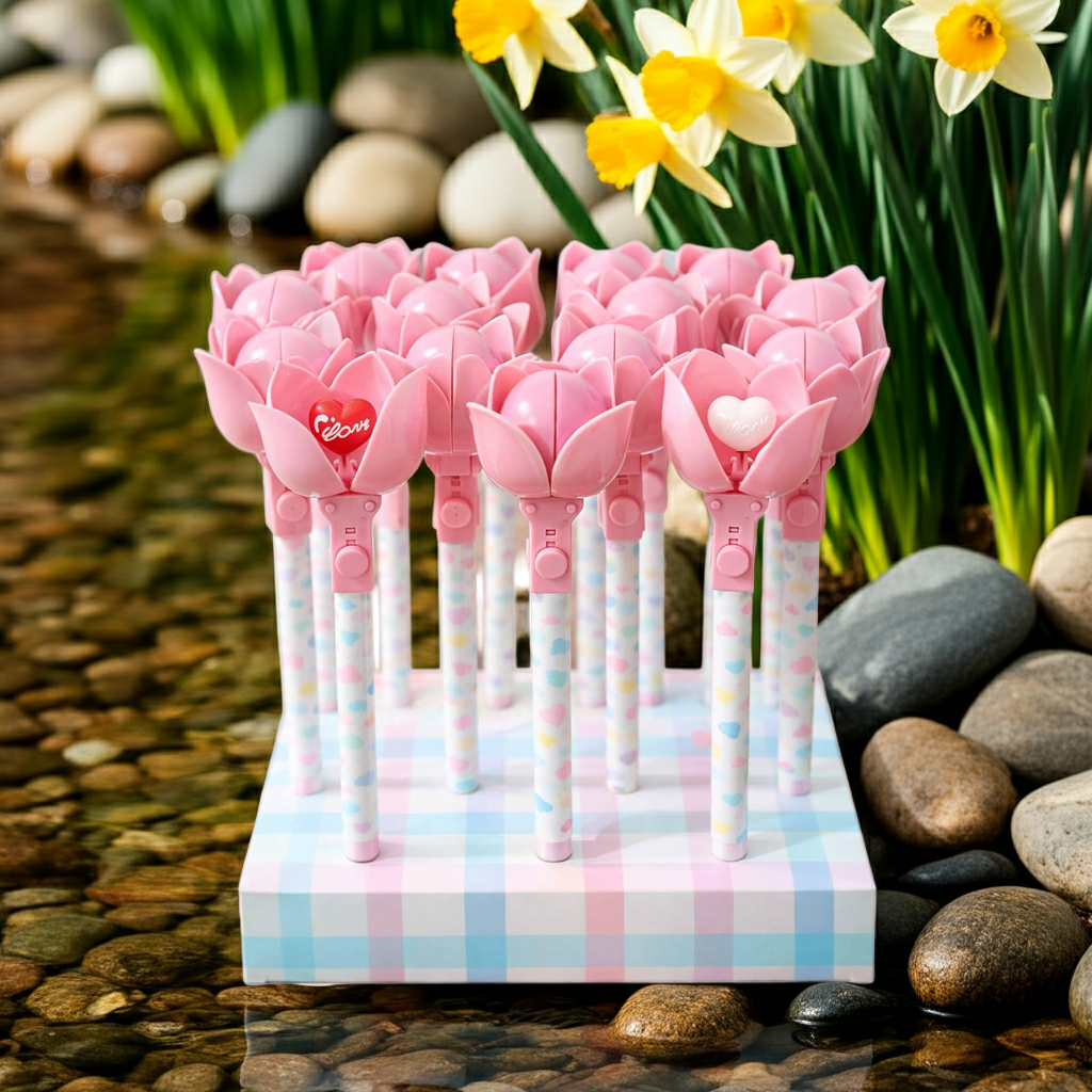 Tulip-shaped pens