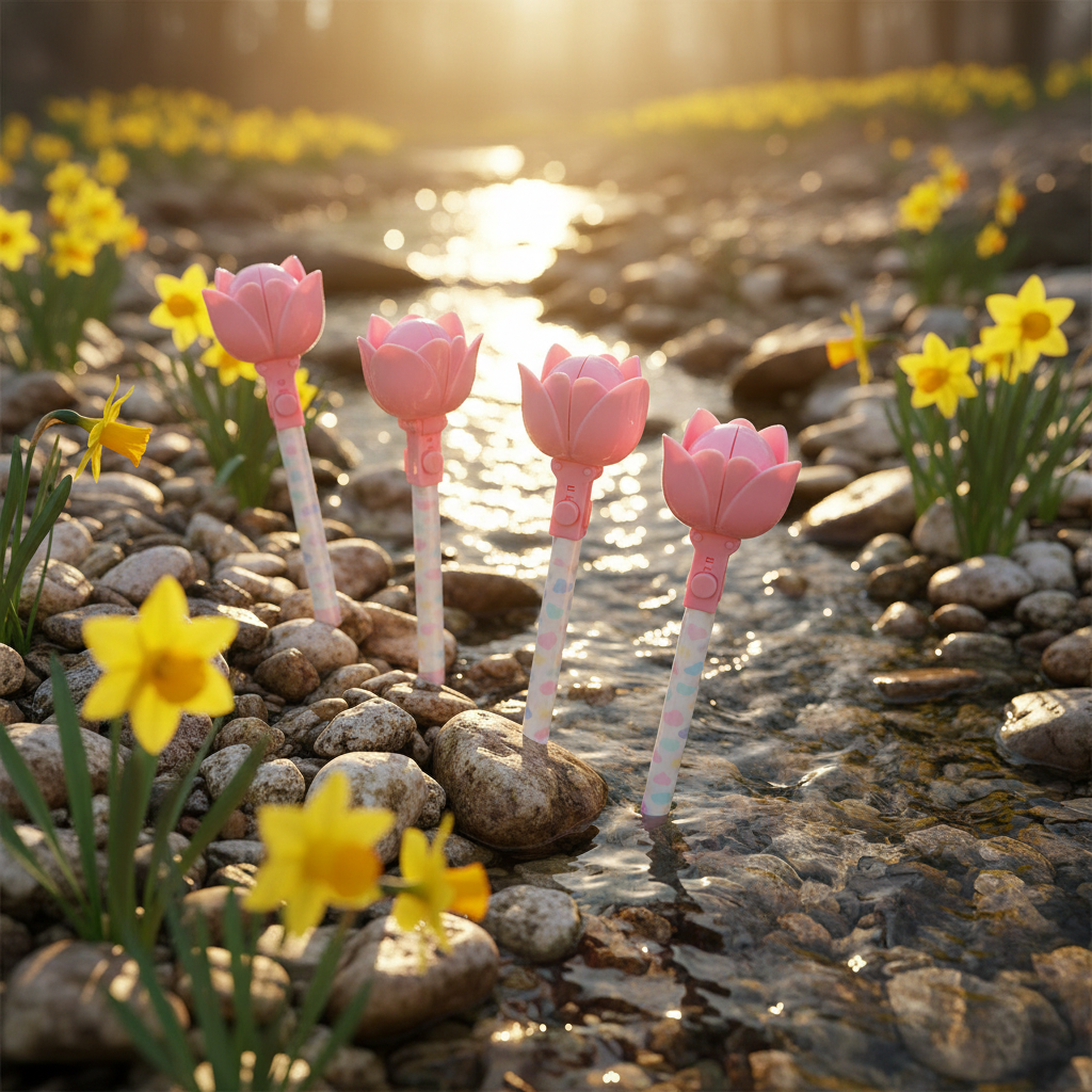 Tulip-shaped pens