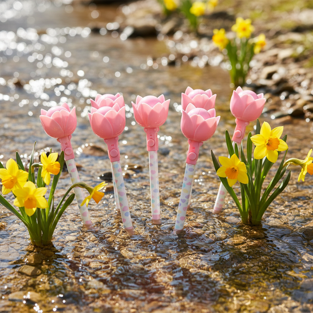 Tulip-shaped pens