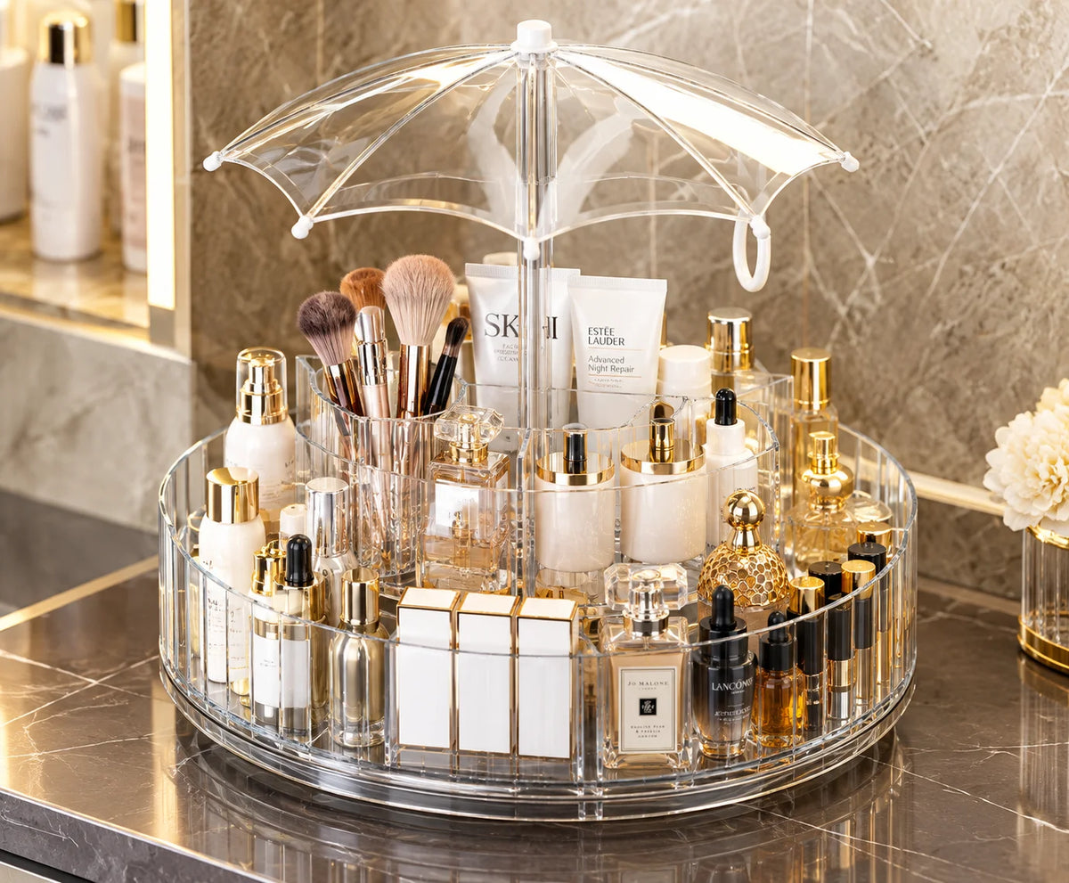 Umbrella-Style Rotating Organizer