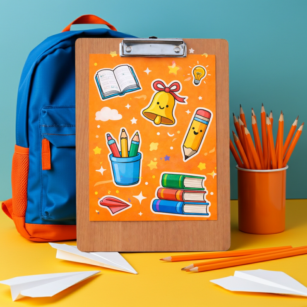Wooden clipboard