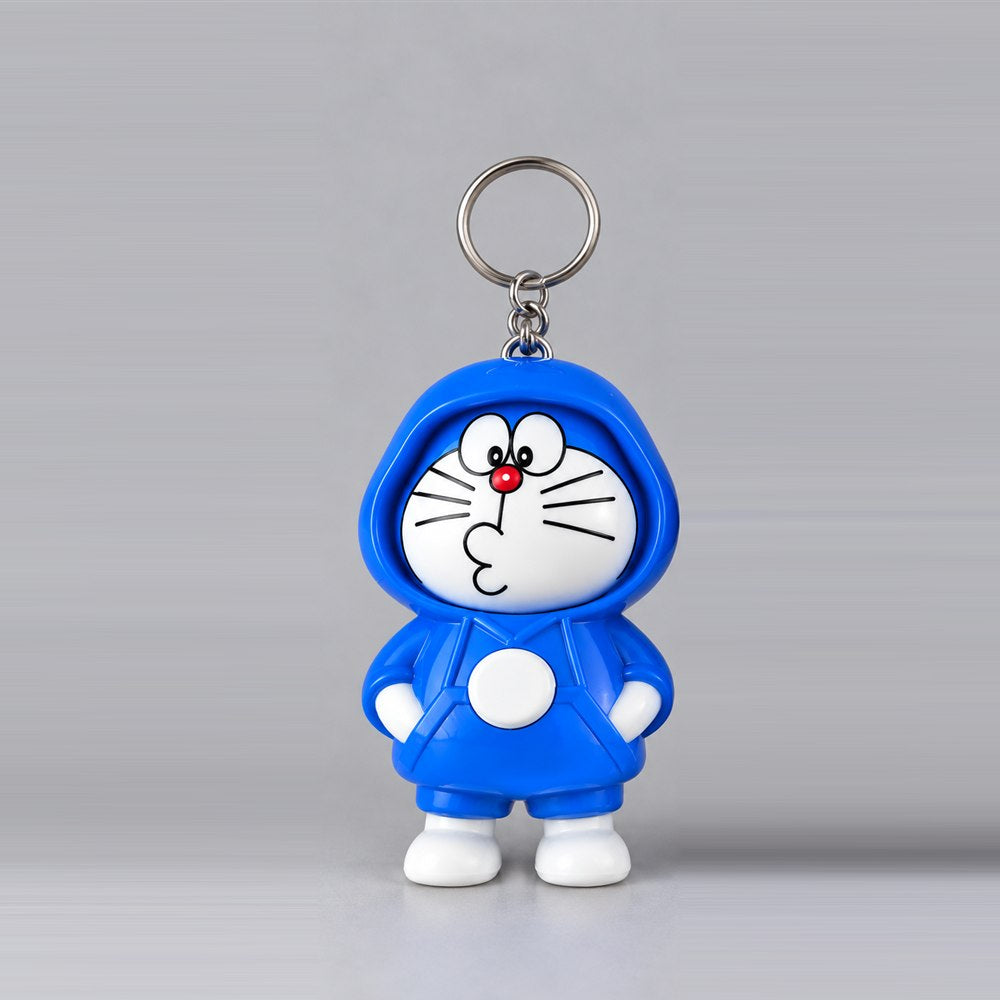 Cute Hoodie Character Keychain - Kawaii Cartoon Figure Keyring for Bags, Keys & Gifts