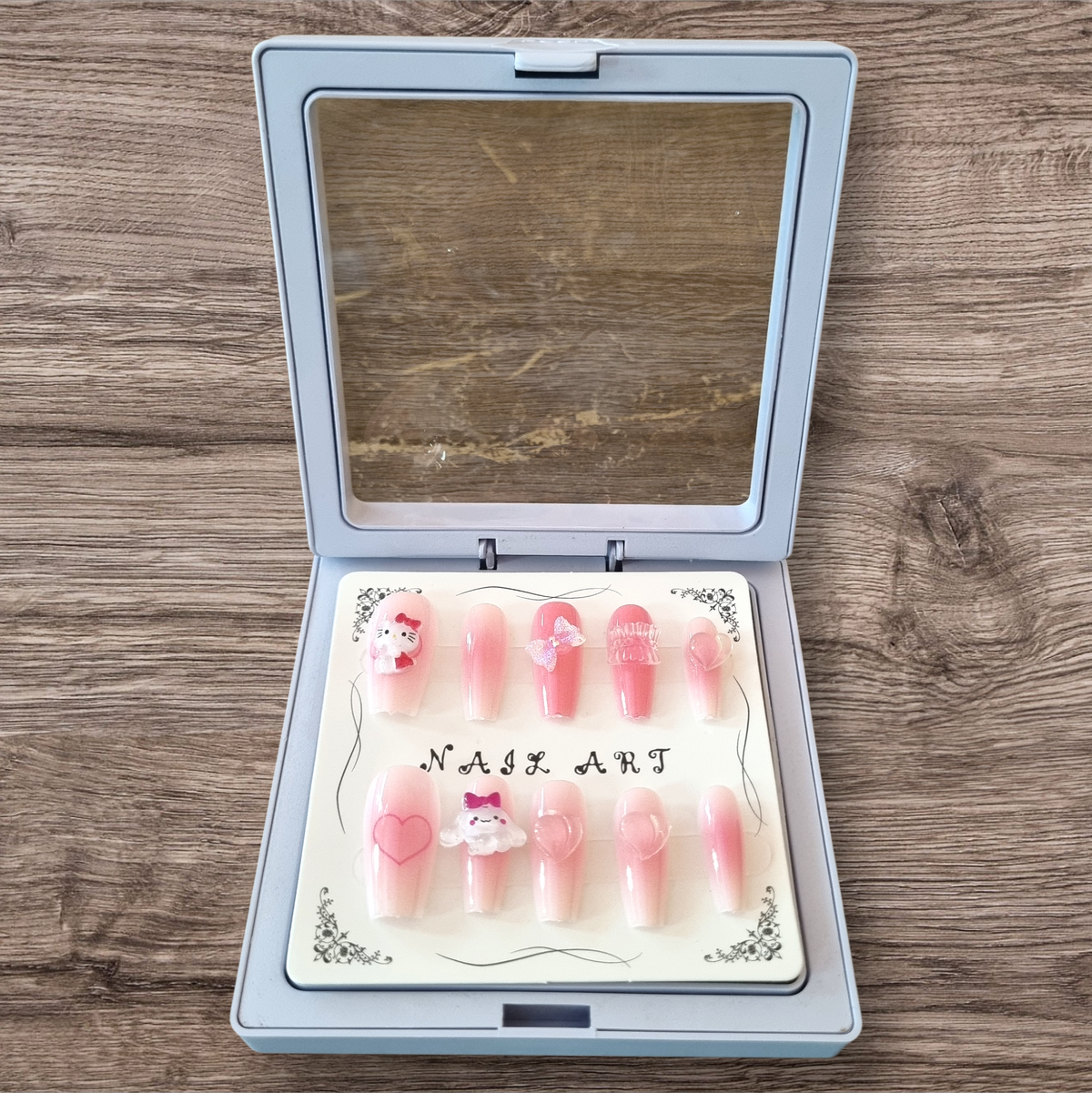 Blush Pink French Tip Press-On Nails