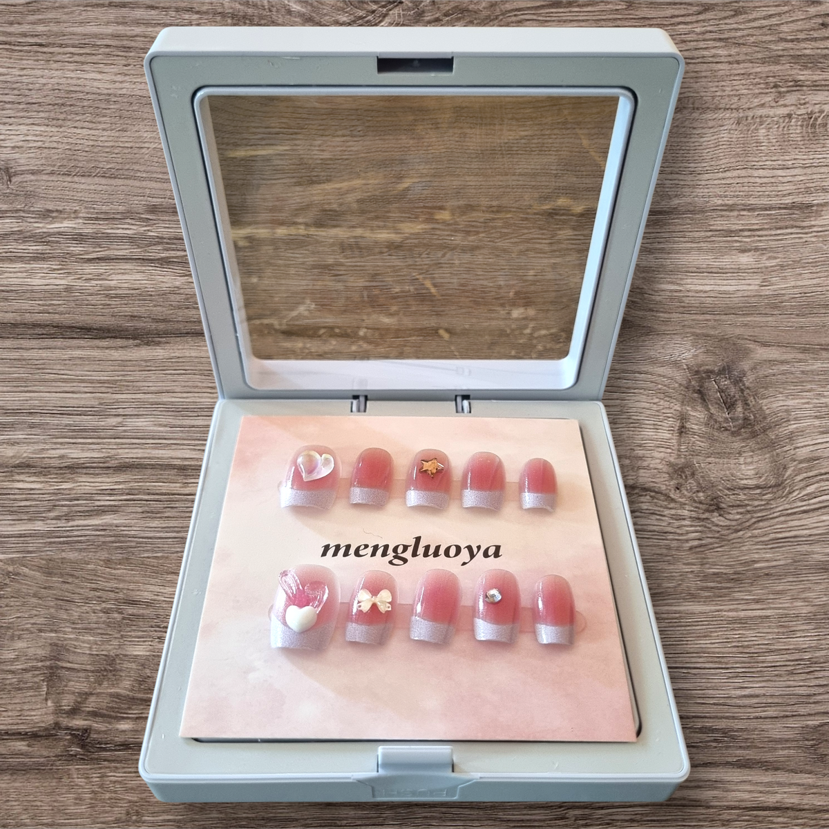 Soft Pink French Tip Press-On Nails